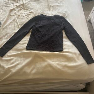 Women Black Long Sleeve Top